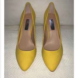 Yellow INC Heels